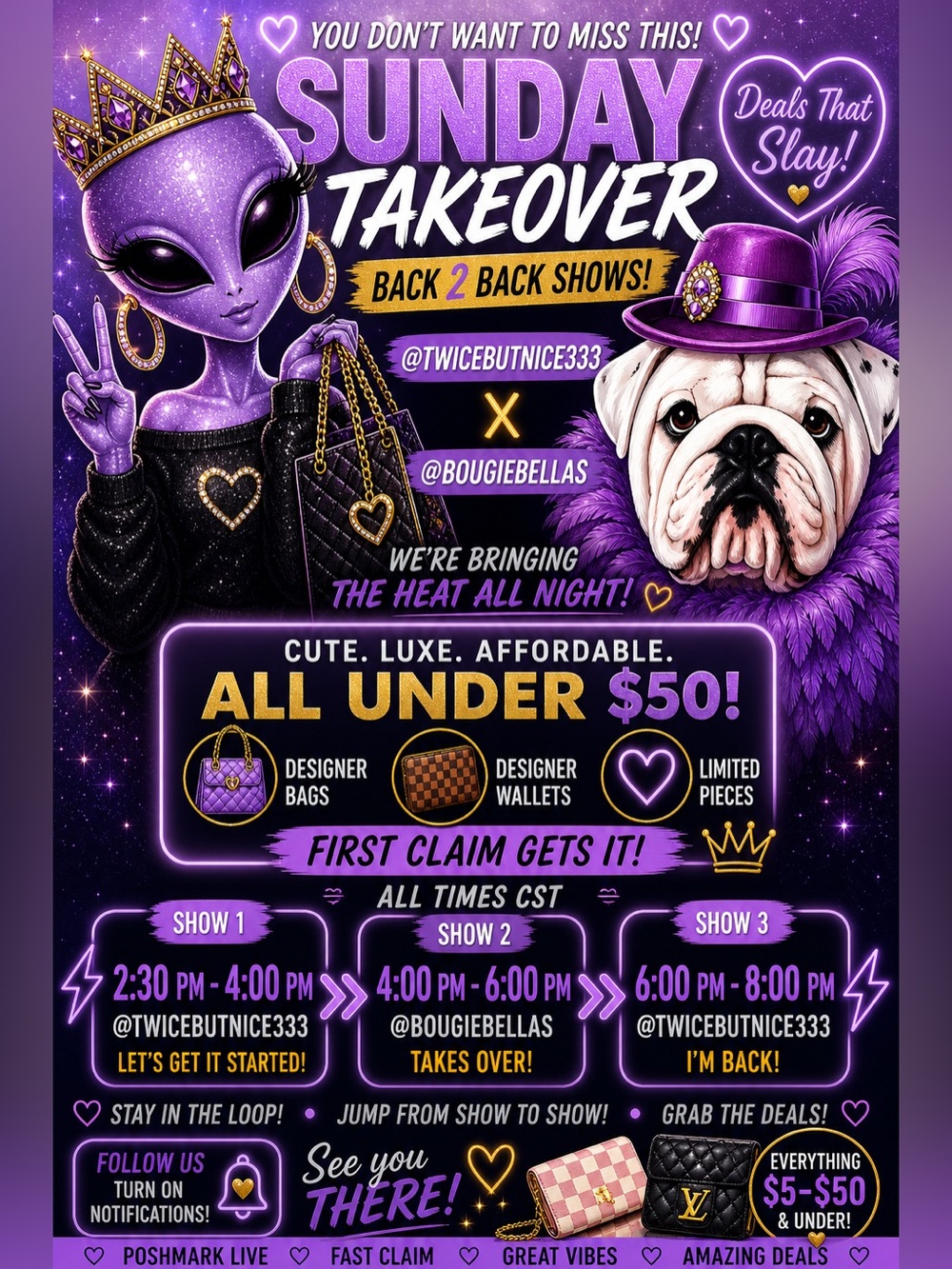 Bougie Bella's Live Show Flyer 🐶💜 - Picture 14 of 14